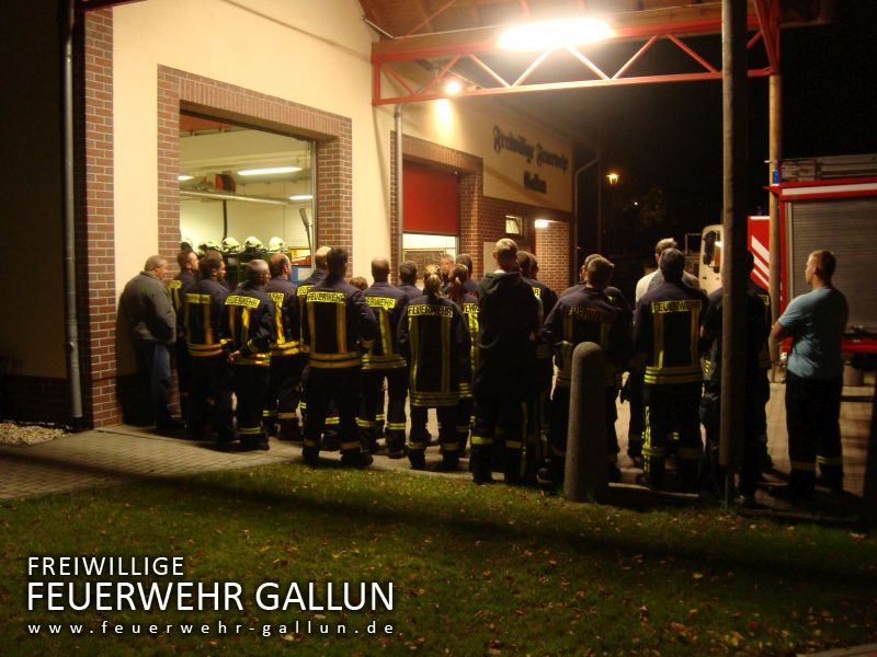 Ausbildung mit der Feuerwehr Brusendorf